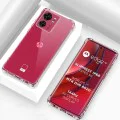 Калъф за Motorola Edge 40 / Edge (2023) - Удароустойчив прозрачен силикон - Прозрачен