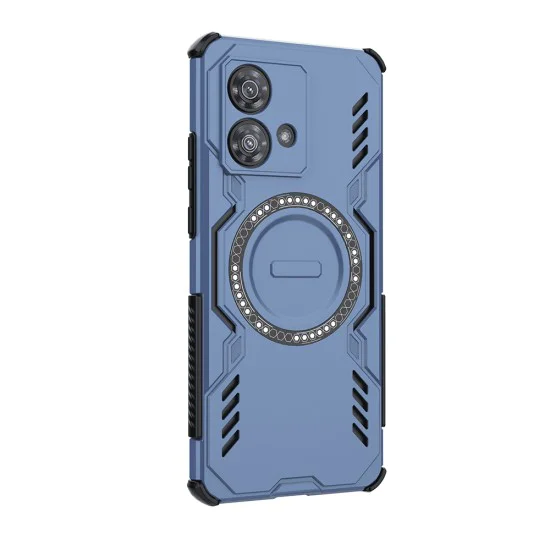 Калъф за Motorola Edge 40 Neo - ArmorMag Case - син