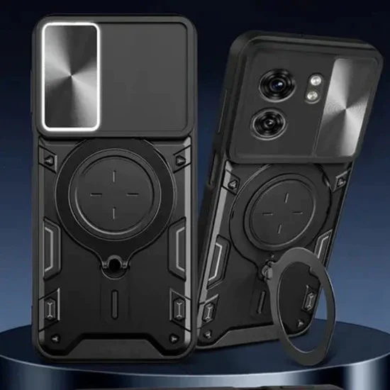 Калъф за Motorola Edge 40 Neo - CamGuard Pro - черен