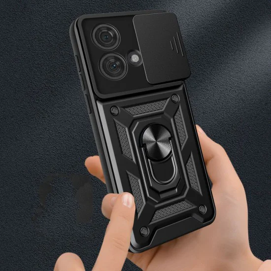 Калъф за Motorola Edge 40 Neo - CamShield Series - черен
