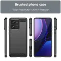 Калъф за Motorola Edge 40 Neo - Carbon Silicone - Черен