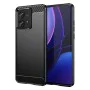 Калъф за Motorola Edge 40 Neo - Carbon Silicone - Черен