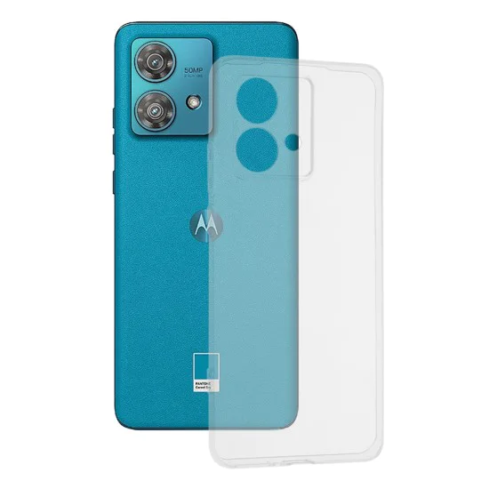 Калъф за Motorola Edge 40 Neo - Прозрачен силикон - Прозрачен