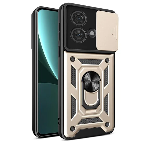 Калъф за Motorola Edge 40 Neo - Techsuit - серия CamShield - златен