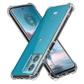 Калъф за Motorola Edge 40 Neo - Удароустойчив прозрачен силикон - прозрачен
