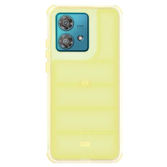 Калъф за Motorola Edge 40 Neo - Wave Shield - Жълт
