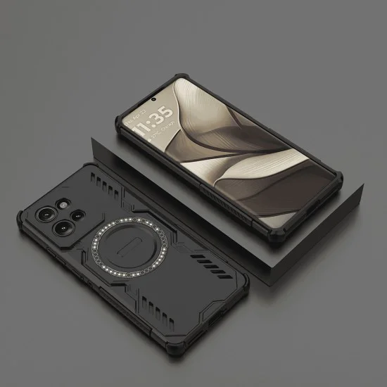 Калъф за Motorola Edge 50 - ArmorMag Case - Черен
