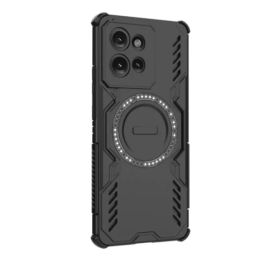 Калъф за Motorola Edge 50 - ArmorMag Case - Черен