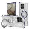 Калъф за Motorola Edge 50 - Carbon Shield PRO - Син прозрачен