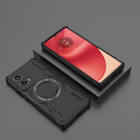 Калъф за Motorola Edge 50 Fusion - ArmorMag Case - черен
