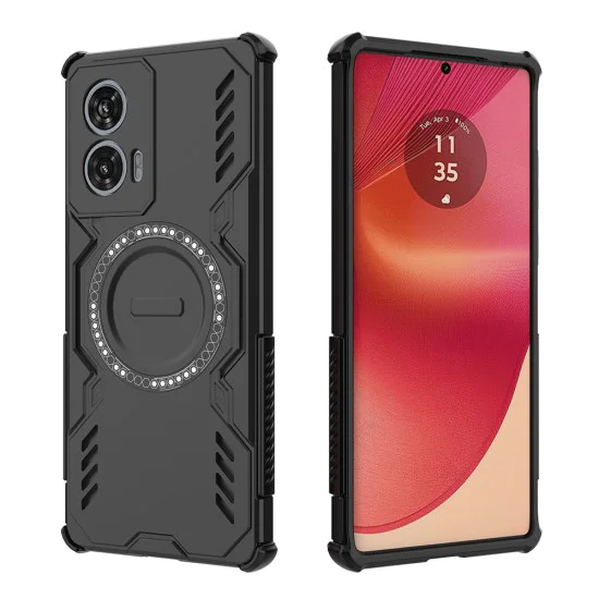 Калъф за Motorola Edge 50 Fusion - ArmorMag Case - черен