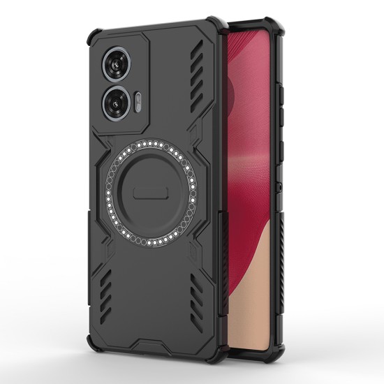 Калъф за Motorola Edge 50 Fusion - ArmorMag Case - черен