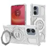 Калъф за Motorola Edge 50 Fusion - Carbon Shield PRO - Бял Прозрачен