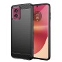Калъф за Motorola Edge 50 Fusion - Carbon Silicone - Черен