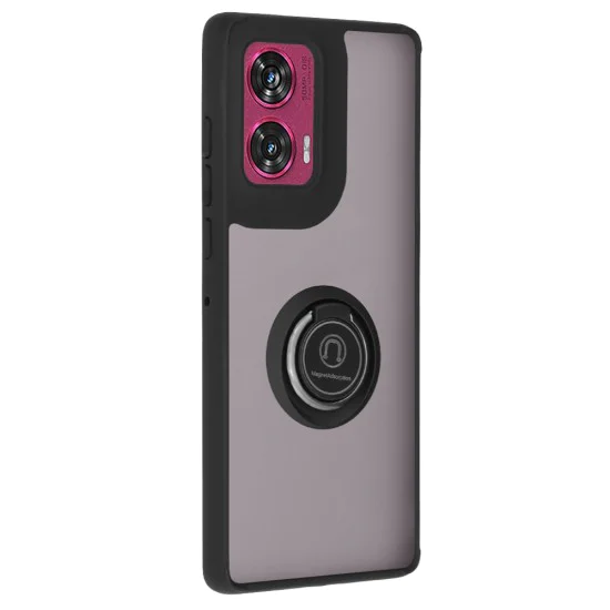Калъф за Motorola Edge 50 Fusion - Glinth - Черен