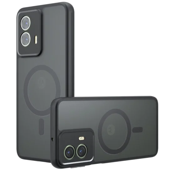 Калъф за Motorola Edge 50 Fusion - PureFrost MagSafe - Черен