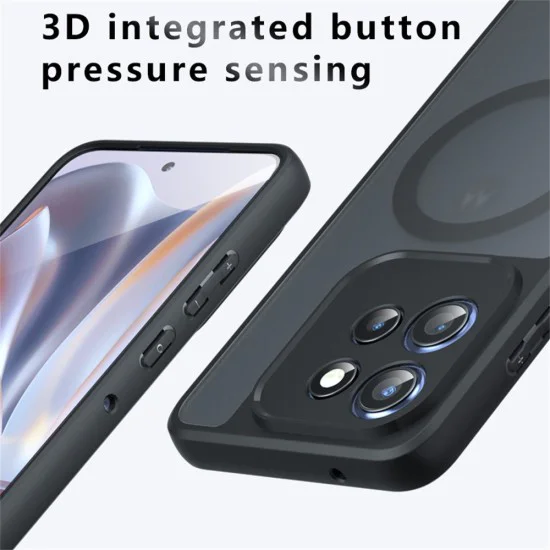 Калъф за Motorola Edge 50 Neo / 60 Neo / ThinkPhone 25 - Techsuit PureFrost MagSafe - Матово черен