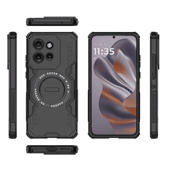 Калъф за Motorola Edge 50 Neo / Motorola ThinkPhone 25 - ArmorMag Case - Черен