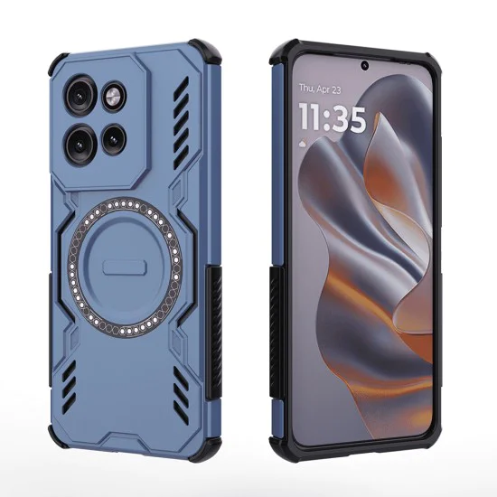 Калъф за Motorola Edge 50 Neo / Motorola ThinkPhone 25 - ArmorMag Case - Син
