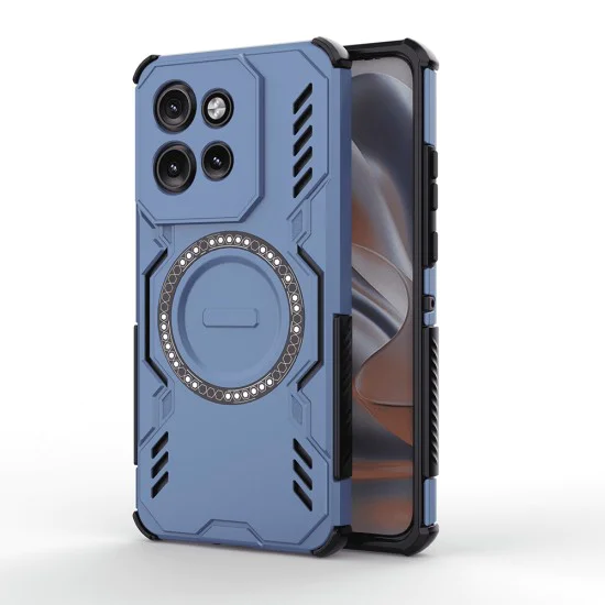 Калъф за Motorola Edge 50 Neo / Motorola ThinkPhone 25 - ArmorMag Case - Син