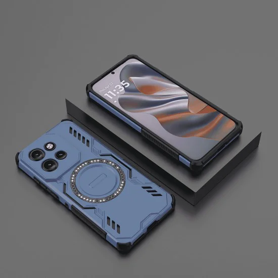 Калъф за Motorola Edge 50 Neo / Motorola ThinkPhone 25 - ArmorMag Case - Син