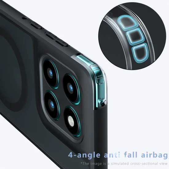 Калъф за Motorola Edge 50 Neo / Motorola ThinkPhone 25 - PureFrost MagSafe - Черен