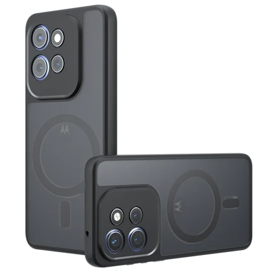 Калъф за Motorola Edge 50 Neo / Motorola ThinkPhone 25 - PureFrost MagSafe - Черен