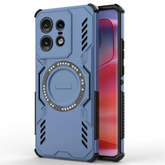 Калъф за Motorola Edge 50 Pro - ArmorMag Case - Син