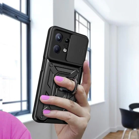 Калъф за Motorola Edge 50 Pro - CamShield Series - черен