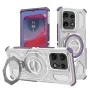 Калъф за Motorola Edge 50 Pro - Carbon Shield PRO - Лилав прозрачен
