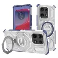 Калъф за Motorola Edge 50 Pro - Carbon Shield PRO - Син прозрачен