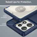 Калъф за Motorola Edge 50 Pro - Carbon Silicone - Черен