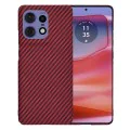 Калъф за Motorola Edge 50 Pro - Carbonite FiberShell - Червен