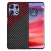 Калъф за Motorola Edge 50 Pro - Carbonite FiberShell - Red Vortex