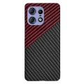 Калъф за Motorola Edge 50 Pro - Carbonite FiberShell - Red Vortex