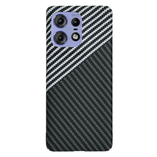 Калъф за Motorola Edge 50 Pro - Carbonite FiberShell - Stealth Grey