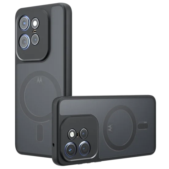 Калъф за Motorola Edge 50 Pro - PureFrost MagSafe - Черен