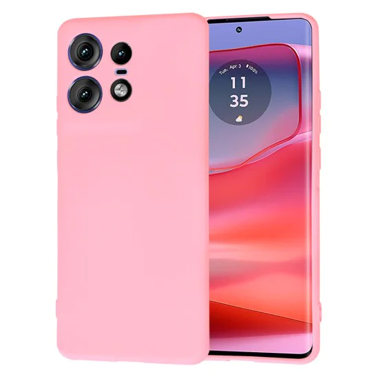 Калъф за Motorola Edge 50 Pro - SoftFlex - Chalk Pink