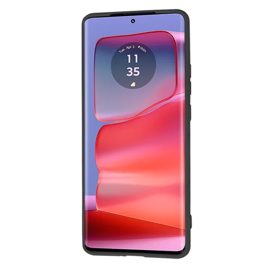 Калъф за Motorola Edge 50 Pro - SoftFlex - Черен