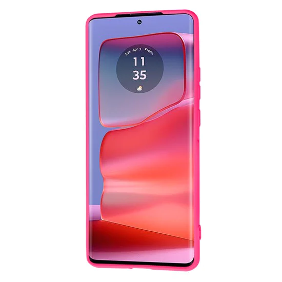 Калъф за Motorola Edge 50 Pro - SoftFlex - Hot Pink