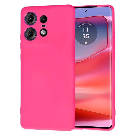 Калъф за Motorola Edge 50 Pro - SoftFlex - Hot Pink