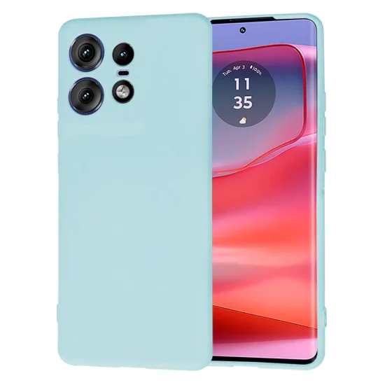Калъф за Motorola Edge 50 Pro - SoftFlex - Sea Blue