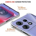 Калъф за Motorola Edge 50 Pro - Удароустойчив Clear Clear Silicone - Clear