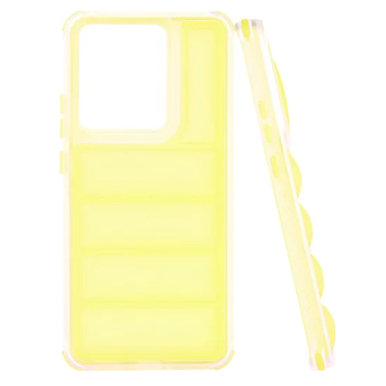 Калъф за Motorola Edge 50 Pro - Wave Shield - Жълт
