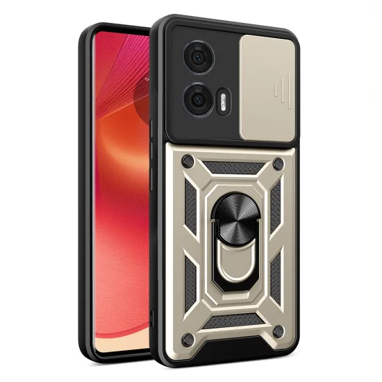 Калъф за Motorola Edge 50 - Techsuit - CamShield Series - Златист