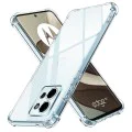 Калъф за Motorola Edge 50 - Удароустойчив Прозрачен Силиконов - Прозрачен