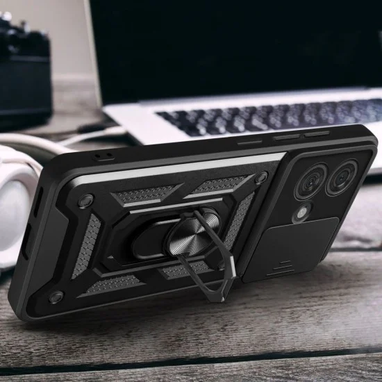 Калъф за Motorola Edge 50 Ultra - CamShield Series - черен