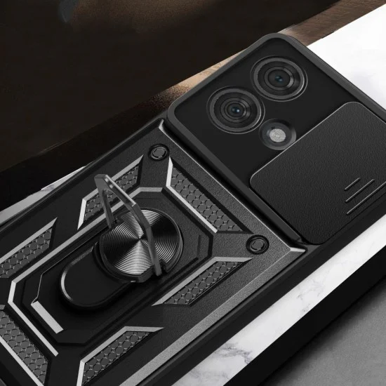 Калъф за Motorola Edge 50 Ultra - CamShield Series - черен
