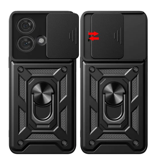 Калъф за Motorola Edge 50 Ultra - CamShield Series - черен