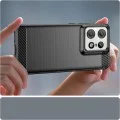 Калъф за Motorola Edge 50 Ultra - Carbon Silicone - Черен